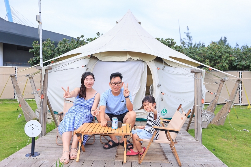 [台中住宿]全台唯一！直接住在高美濕地裡，生態系親子豪華露營，一泊二食加贈迎賓小點｜蟬說：夕陽漫漫 @城市少女阿璇