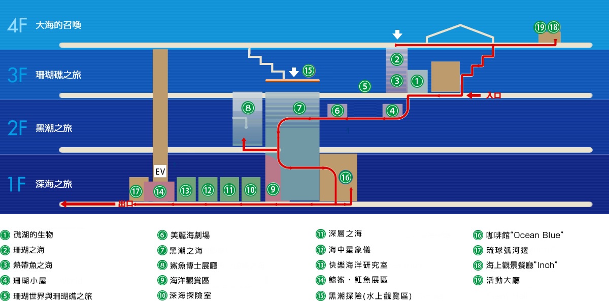 [日本旅遊]沖繩必訪景點，超大透明水槽賞鯨鯊   免費海豚表演  絕美海景   沖縄美ら海水族館｜沖繩美麗海水族館 @城市少女阿璇