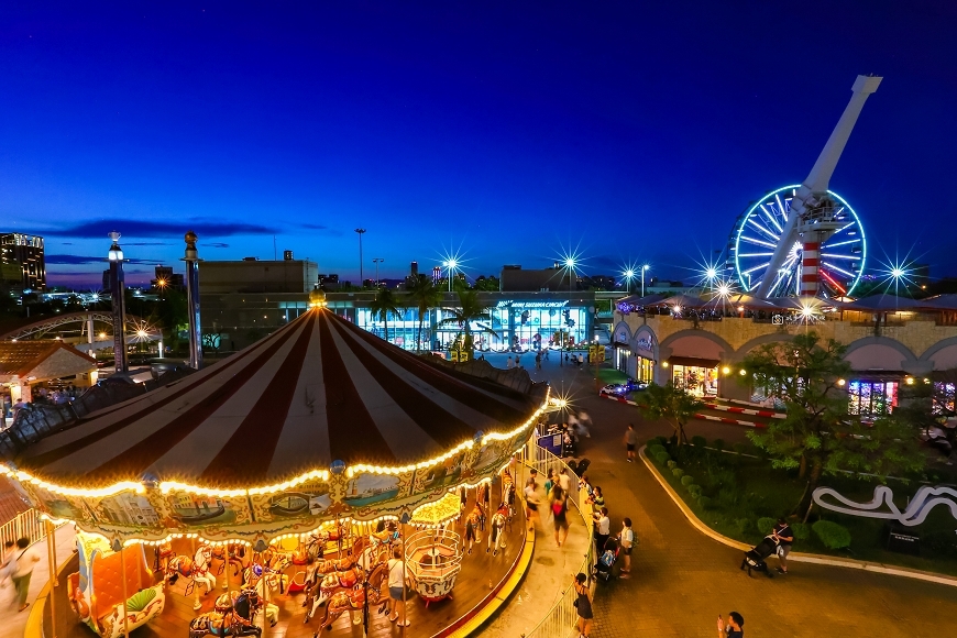 [高雄住宿]激推小孩放電行程！下樓就到SKM Park Outlet、鈴鹿賽道樂園，高雄親子飯店推薦｜高雄華園大飯店草衙館 @城市少女阿璇