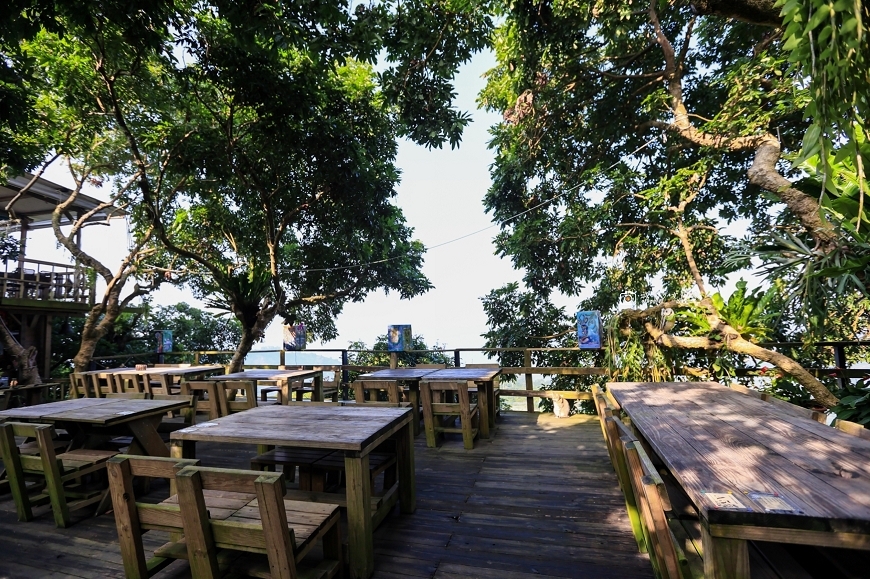 [台南旅遊]高人氣東山咖啡館，山巒美景一覽無遺，大鋤花間咖啡生態農場，東山175咖啡公路景觀餐廳推薦 @城市少女阿璇