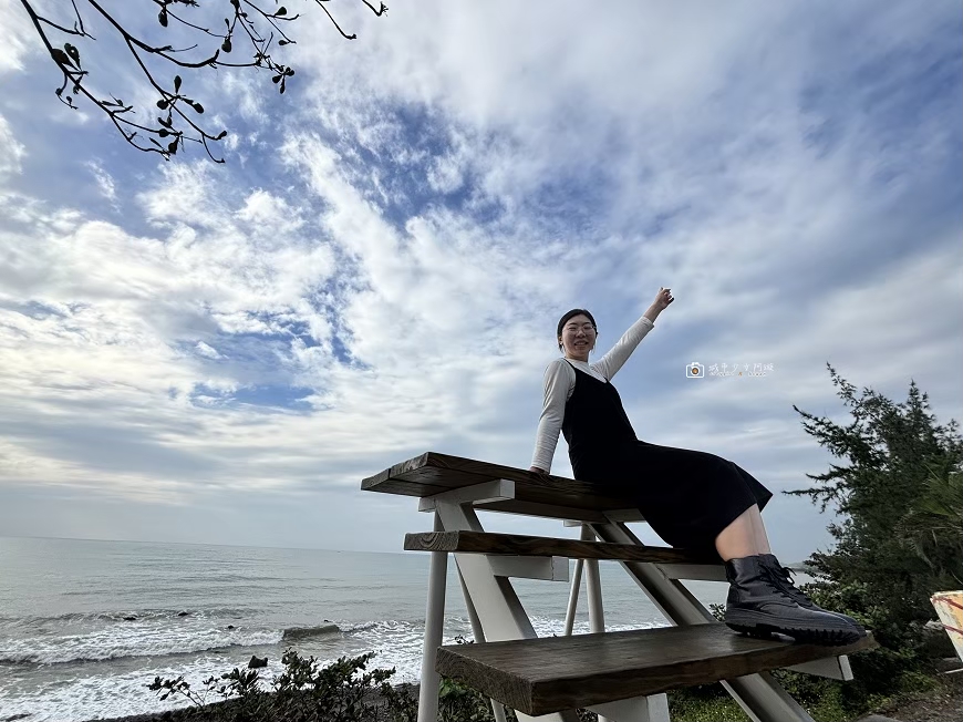 [屏東旅遊]看海秘境！海天一色美景超級紓壓，屏東順遊景點推薦，親子無障礙友善空間｜枋野秘境-海景咖啡 @城市少女阿璇