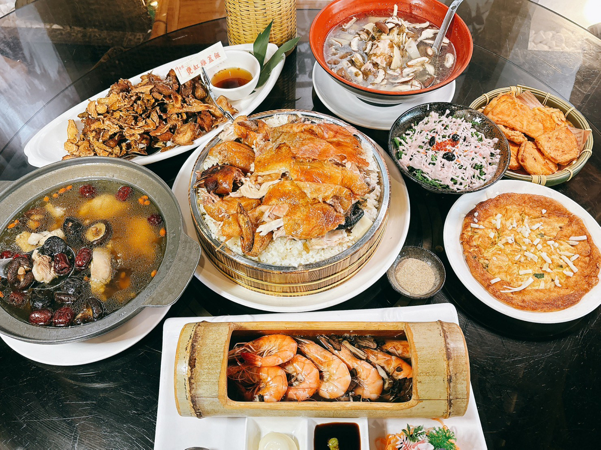 [台南美食]關子嶺餐廳推薦，現烤甕仔雞皮酥肉嫩，創意入菜道道經典｜關子嶺竹香園仙草店 @城市少女阿璇