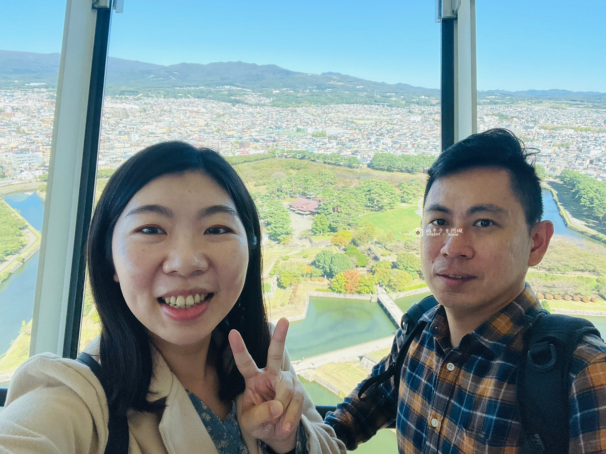 [日本旅遊] 北海道自由行推薦｜函館五稜郭塔必訪！登上90公尺展望台俯瞰星形城堡，函館親子自由行經典景點推薦 @城市少女阿璇