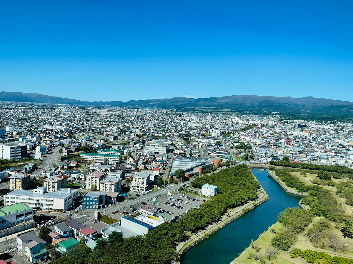 [日本旅遊] 北海道自由行推薦｜函館五稜郭塔必訪！登上90公尺展望台俯瞰星形城堡，函館親子自由行經典景點推薦 @城市少女阿璇