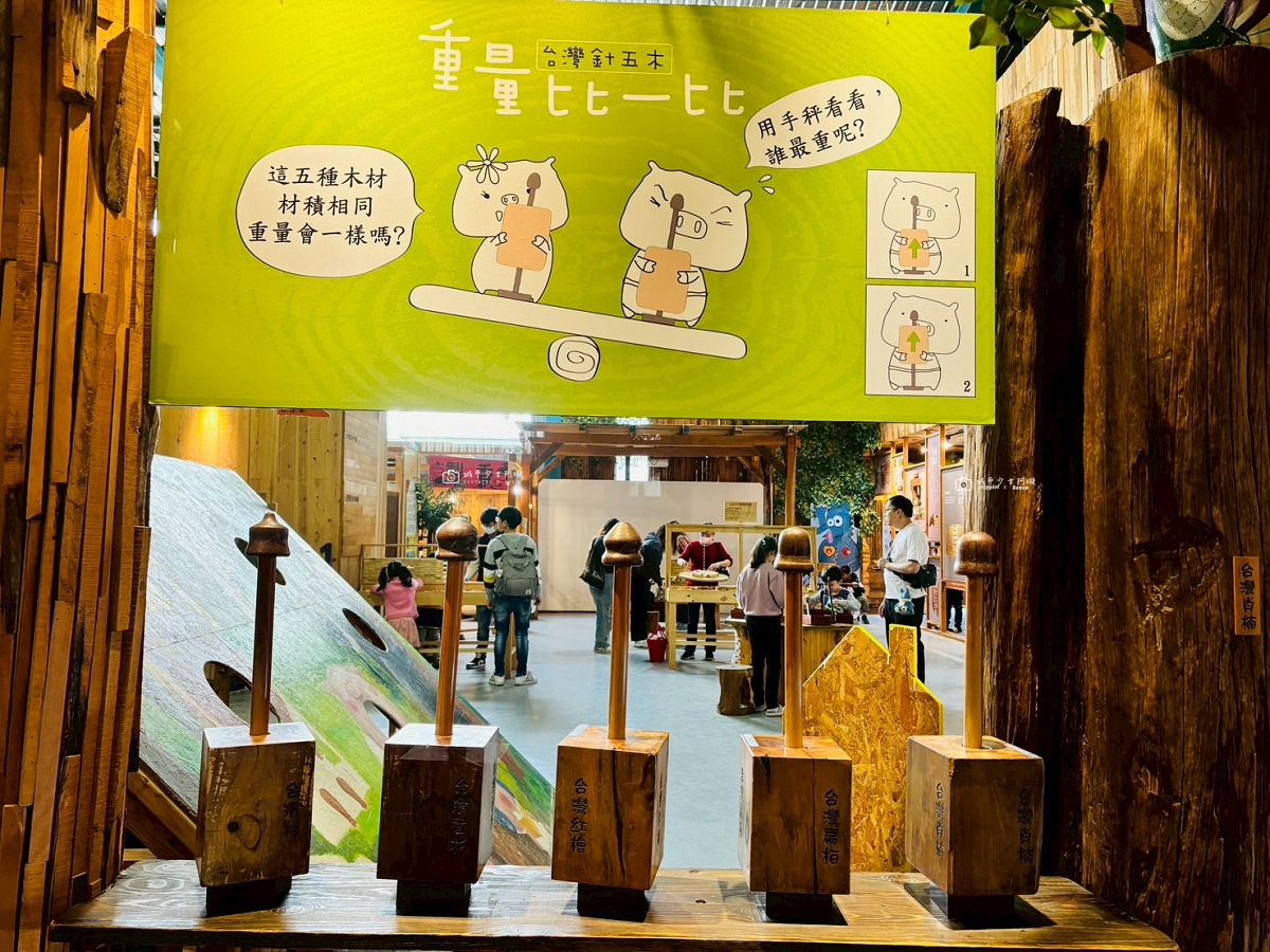 [嘉義景點]愛木村休閒觀光工廠｜嘉義親子景點推薦，五感認識木頭、互動遊戲、木製玩具一次玩 @城市少女阿璇