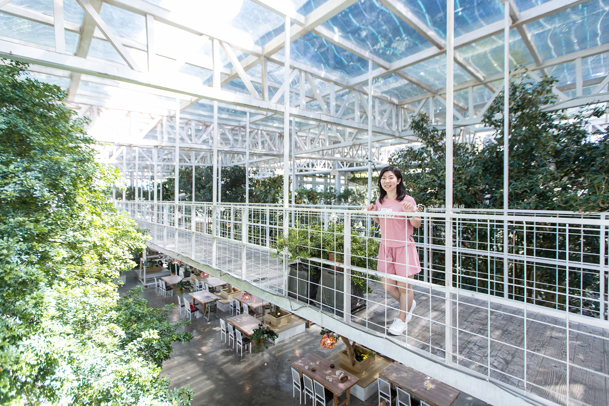 [宜蘭景點] 香草菲菲芳香植物博物館｜夢幻玻璃花園餐廳、二樓空中走道、親子遊戲區 @城市少女阿璇