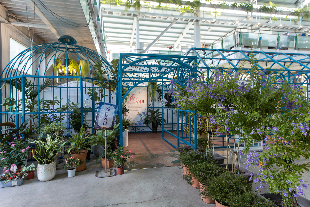 [宜蘭景點] 香草菲菲芳香植物博物館｜夢幻玻璃花園餐廳、二樓空中走道、親子遊戲區 @城市少女阿璇