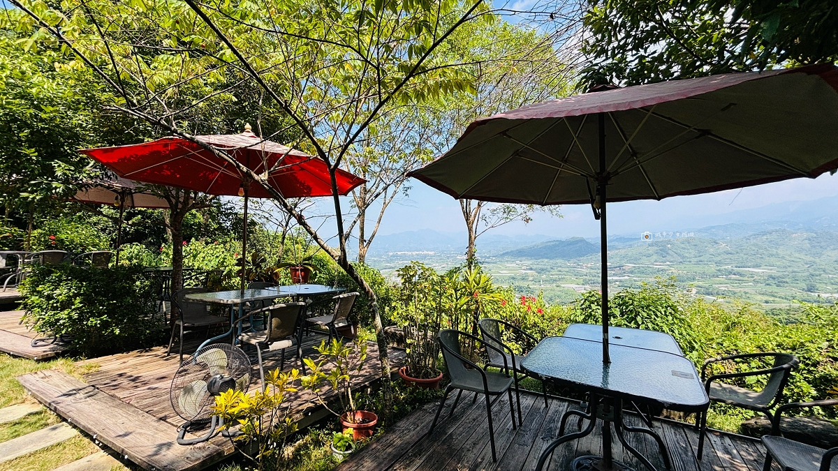 [台南景點] 玉井虎頭山瑪莎園｜俯瞰山景的老牌景觀餐廳，玻璃屋與庭園美景，在地水果入菜 @城市少女阿璇